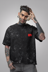 Roar Acid Washed Oversized Tee